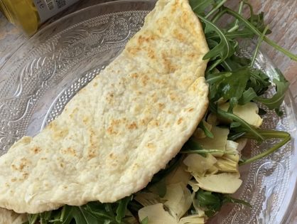 Piadina olio, farina e acqua - Oggi Veggie